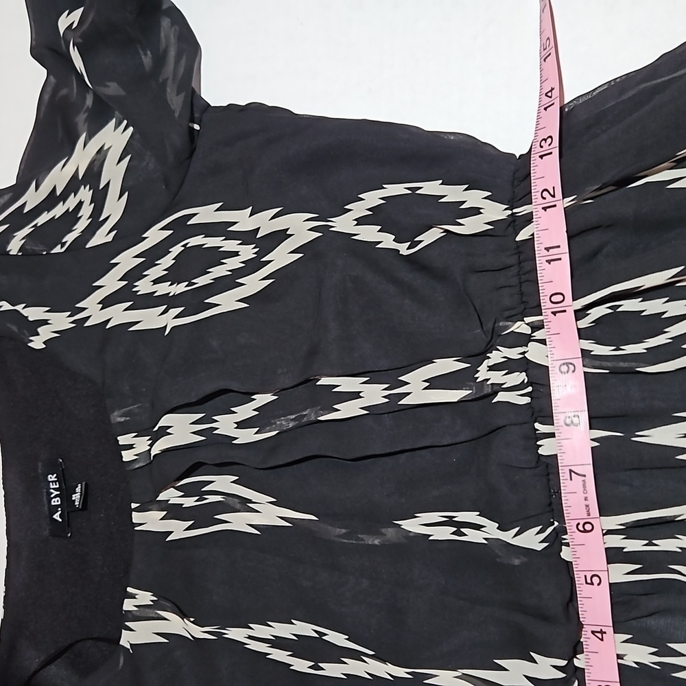A. Byer | Black Tribal Print Dress - Picture 6 of 9